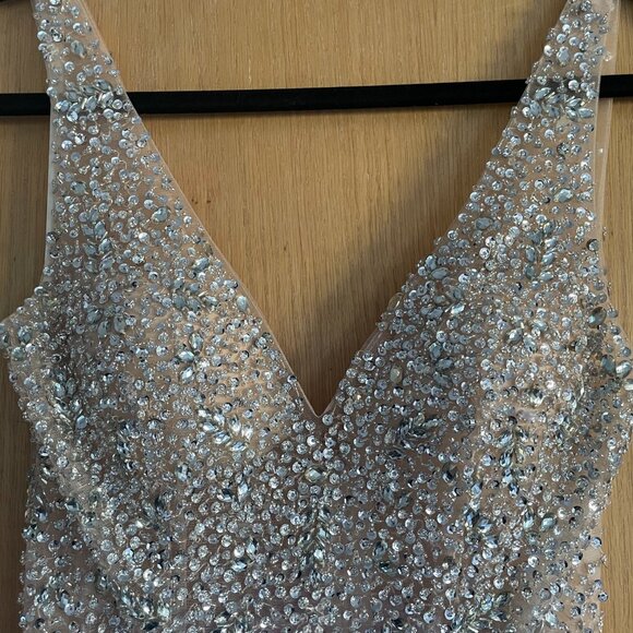 White by Soiéblu Lavender Maxi Dress With Silver Jewels - Picture 7 of 7